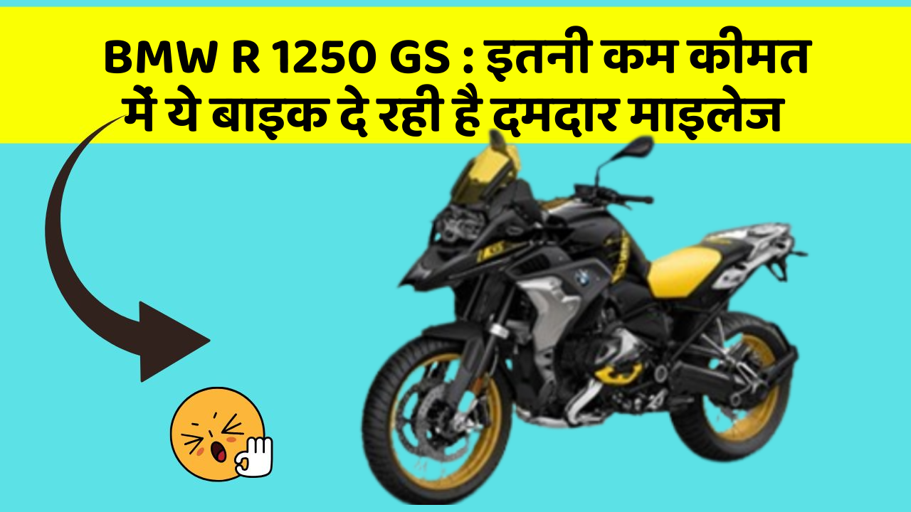 BMW R 1250 GS: इतनी कम कीमत में ये बाइक दे रही है दमदार माइलेज