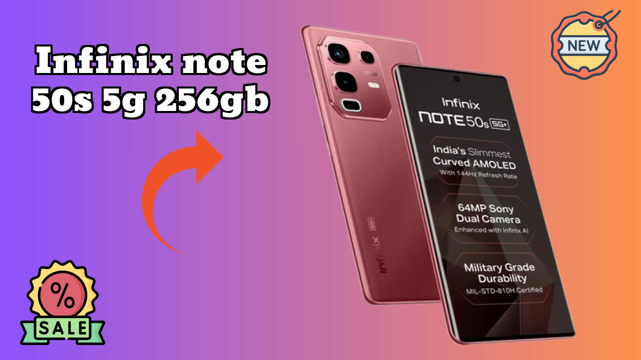 Infinix Note 50s 5G+ 256GB at ₹17,999 - Best Features Listed