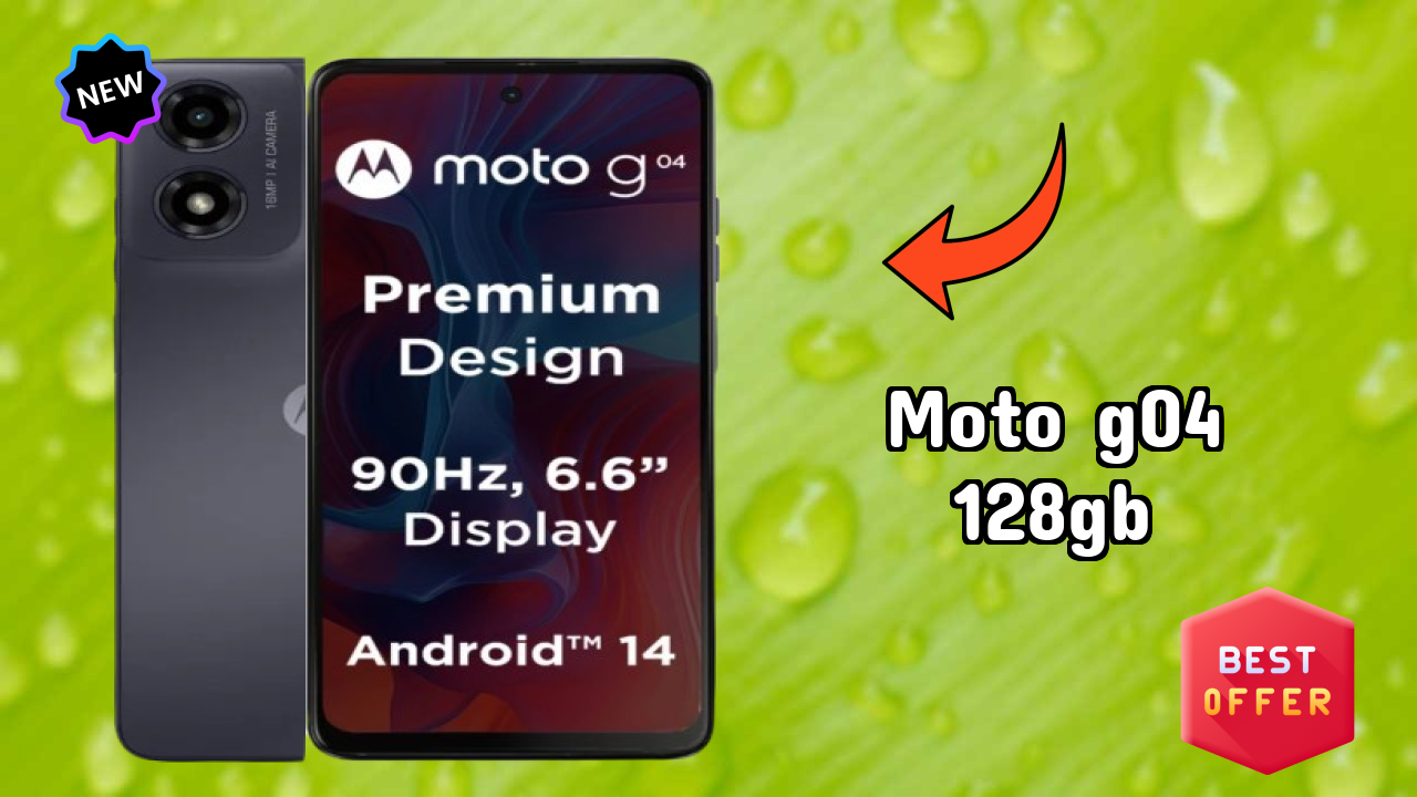 Moto G04 128GB Display Review: 6.56 Inches (16.66 Cm) Screen Size