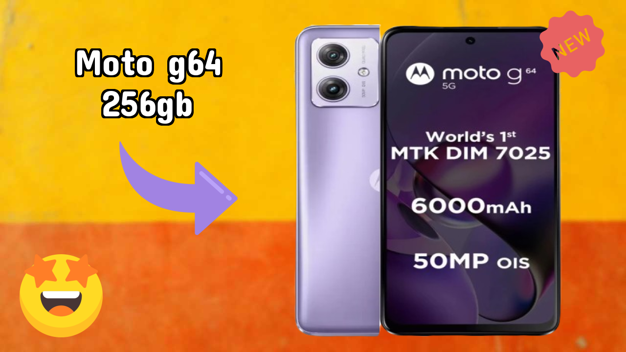 Moto G64 256GB Battery Life: 6000 MAh Charging Time