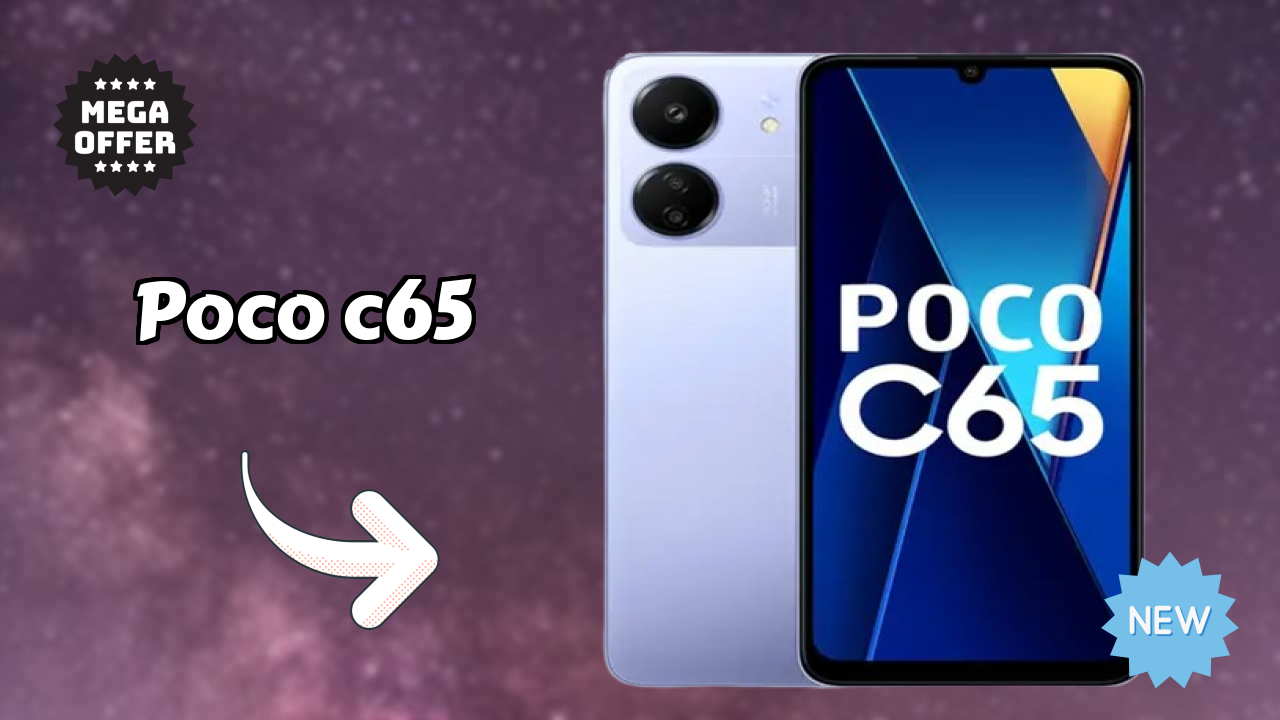 POCO C65 Display Size: 6.74 Inches (17.12 Cm) Screen Review