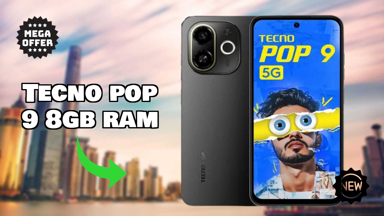 Tecno Pop 9 8GB RAM at ₹9,099 - Is It Worth Buying?