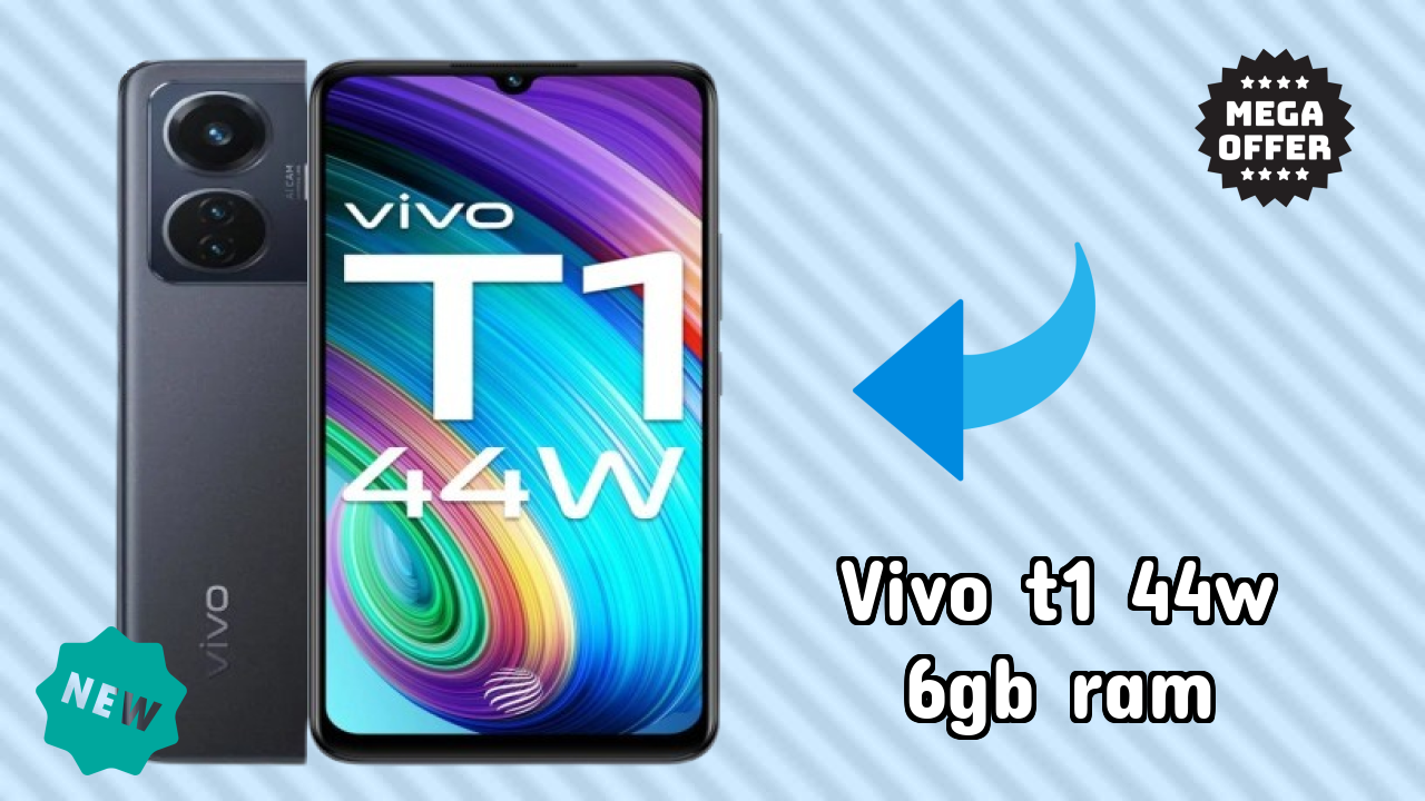 Vivo T1 44W 6GB RAM Battery Life: 5000 MAh Charging Speed