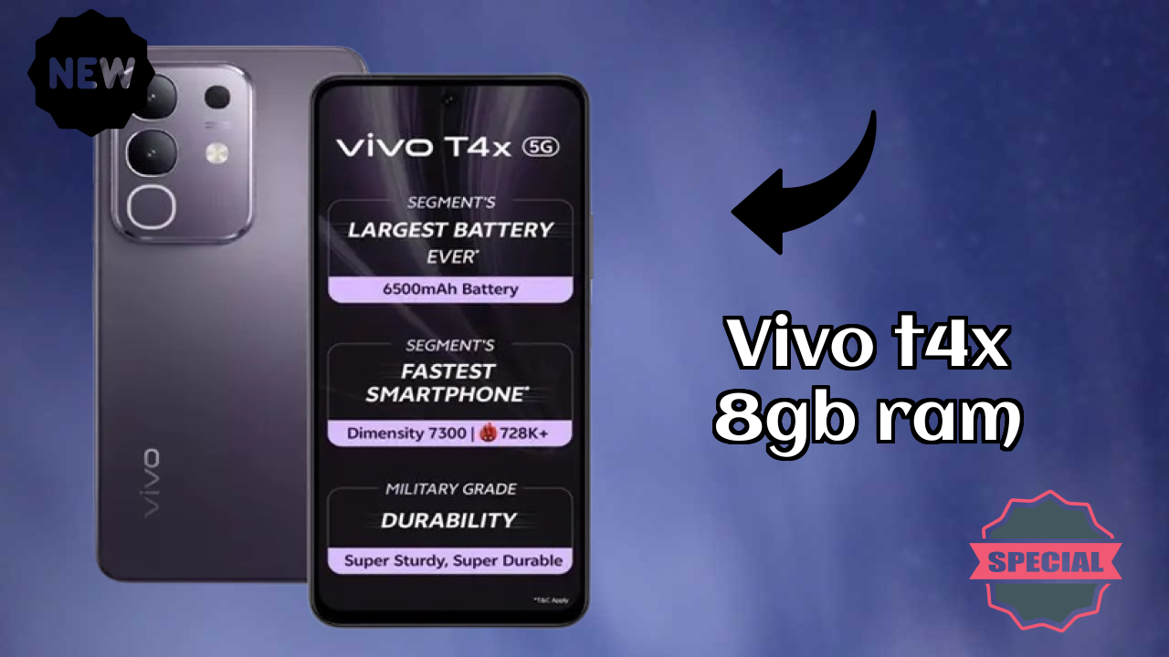 Vivo T4X 8GB RAM at ₹14,499 - Everything You Need to Know