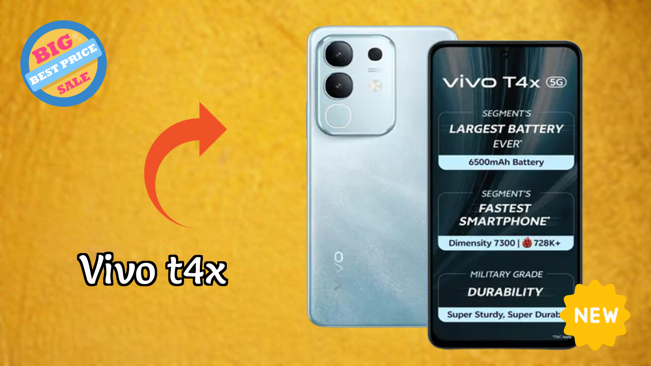 Vivo T4X at ₹14,990 - Best Features Highlighted
