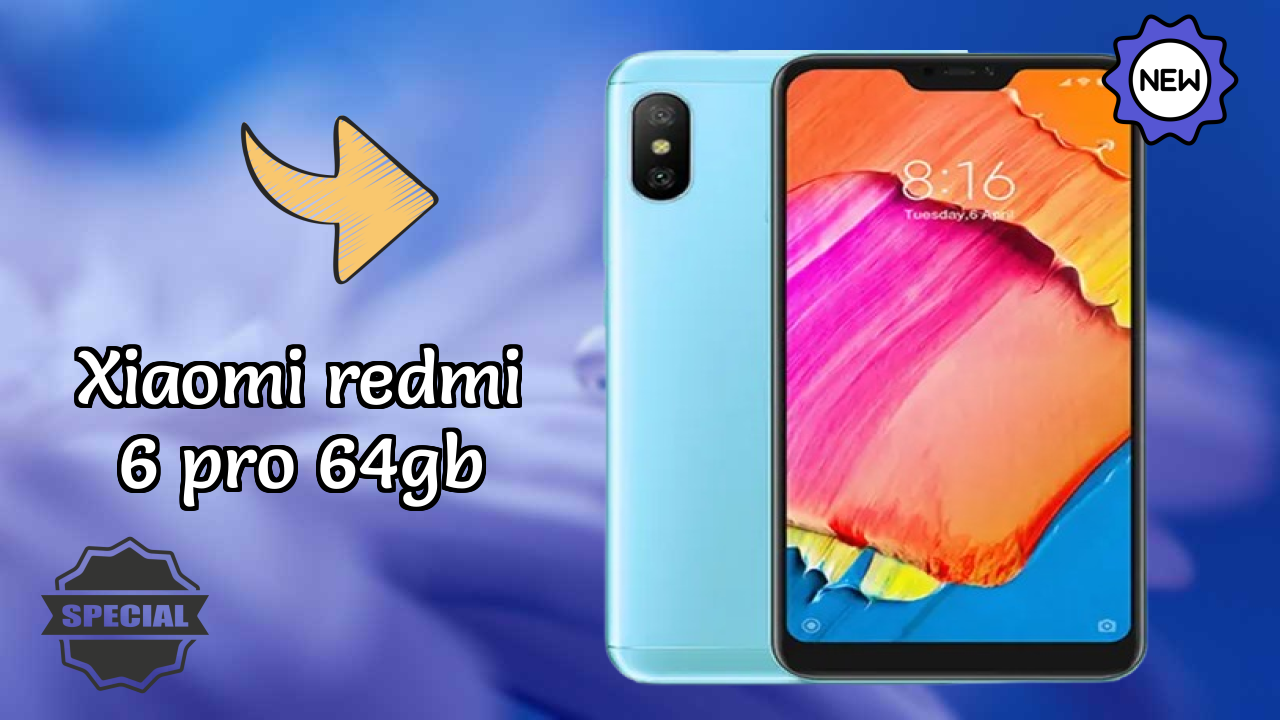 Xiaomi Redmi 6 Pro 64GB Battery Life: 4000 MAh Charging Speed
